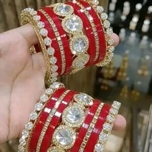 KOS Stylish Punjabi Chooda Set for Woman and Girl